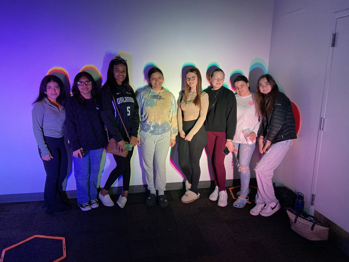 Child services 1 students went to the science center to gain ideas about STEM lessons and had the best time doing it