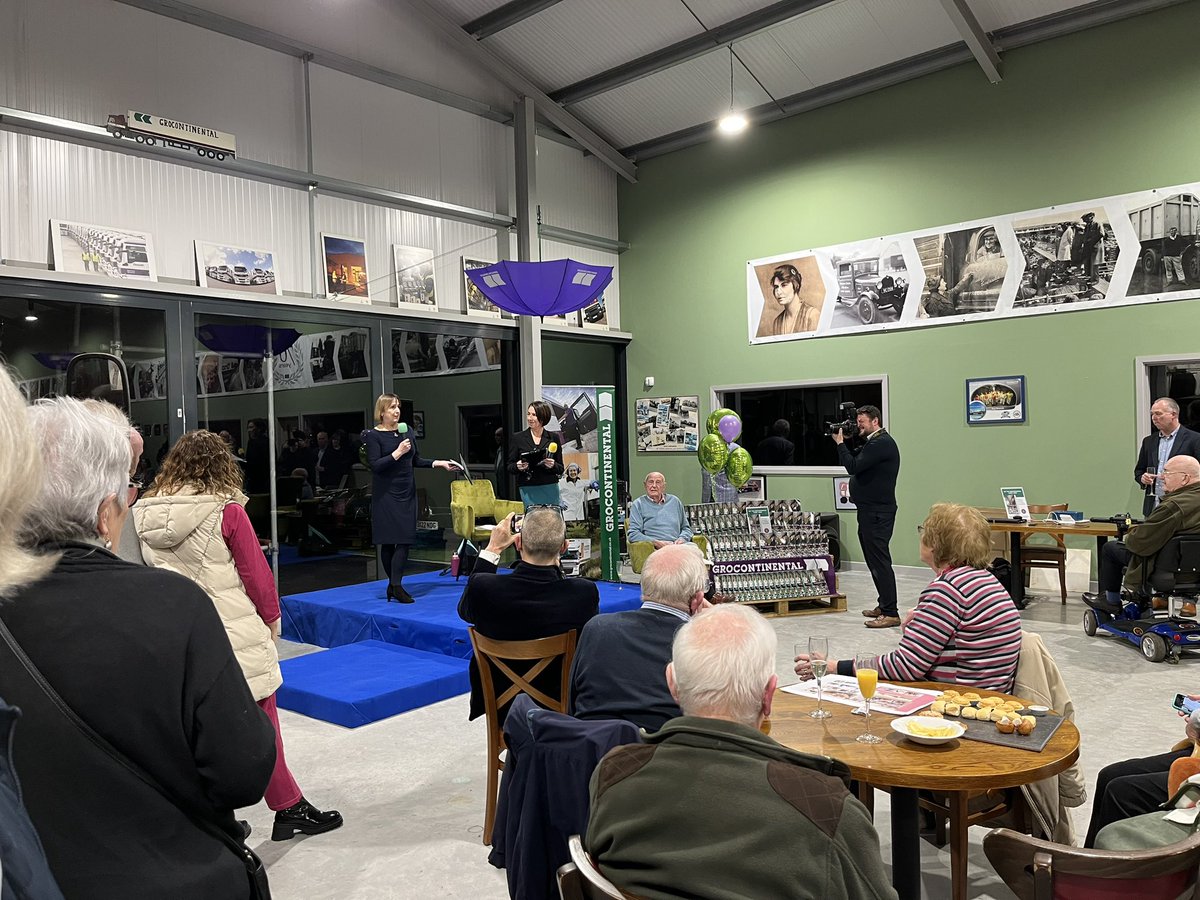 DebsRWalton's tweet image. Really interesting time this evening at The Grocontinental Story book launch #prees #localhistory