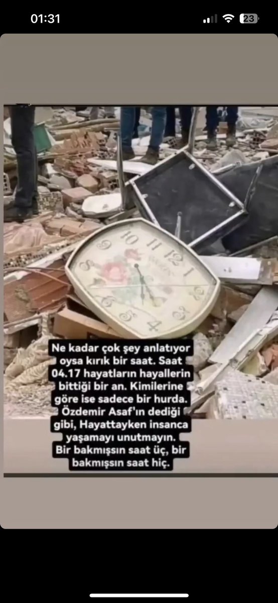 zlem_emrah's tweet photo. Hayattayken insanca yaşamayı unutmayın #deprem #destek #malatya #kahramanmarasdepremi #antepyardımbekliyor #hatay #iskenderun #Elbistandeprem https://t.co/JsowcH5cm2