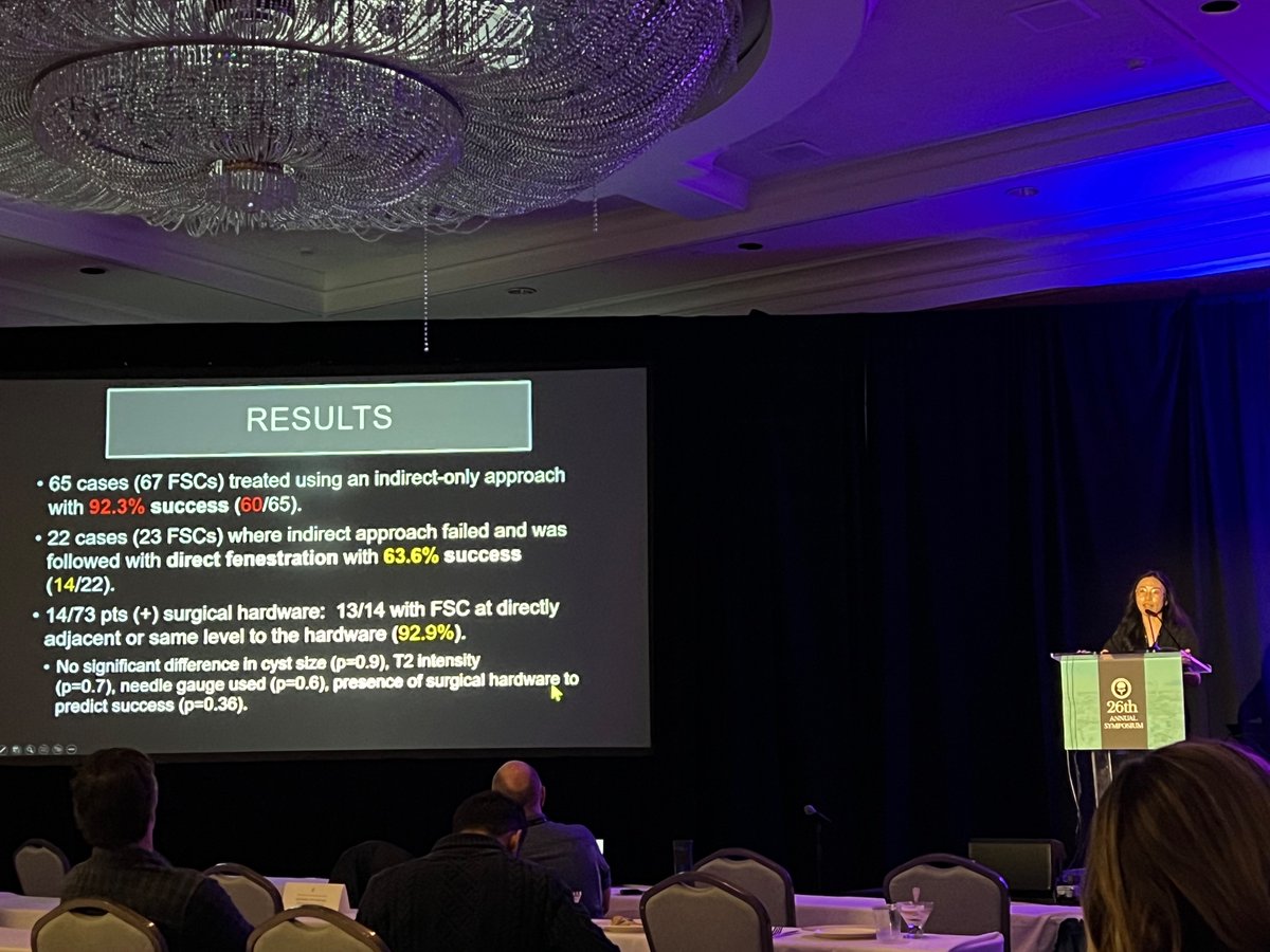Miriam Peckham (@miriam_peckham) on Twitter photo Allison Yang, 4th-year medical student, does a beautiful job presenting our results on efficacy of CT-guided indirect facet synovial cyst rupture. Unequivocal rupture occurred less commonly than previously reported fluoroscopy based studies #ASSR23 <a href="/TroyHutchins3/">Troy Hutchins</a> <a href="/lubdha_shah/">Lubdha Shah</a> Allison Yang, 4th-year medical student, does a beautiful job presenting our results on efficacy of CT-guided indirect facet synovial cyst rupture. Unequivocal rupture occurred less commonly than previously reported fluoroscopy based studies #ASSR23 <a href="/TroyHutchins3/">Troy Hutchins</a> <a href="/lubdha_shah/">Lubdha Shah</a>