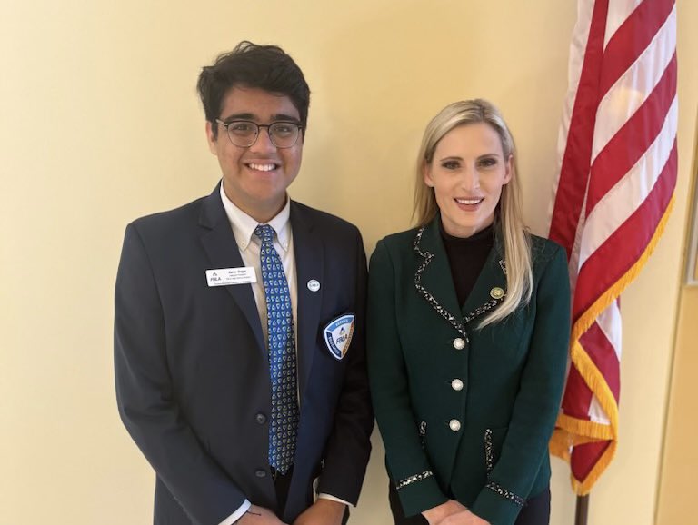 Hillsborough Schools (@hillsboroughsch) on Twitter photo WHAT AN OPPORTUNITY! <a href="/TheSCHSChargers/">Strawberry Crest</a>/<a href="/SCHS_IB/">Strawberry Crest IB</a> senior Aarav Dagar visited Washington D.C. for #FBLAWeek. He met with members of the House of Representatives as well as the Deputy Secretary of Education.
<a href="/FBLA_National/">FBLA National</a> | <a href="/HCPSCTAE/">Dept of Career, Technical, and Adult Ed</a> | <a href="/usedgov/">U.S. Department of Education</a> | #CTEMonth WHAT AN OPPORTUNITY! <a href="/TheSCHSChargers/">Strawberry Crest</a>/<a href="/SCHS_IB/">Strawberry Crest IB</a> senior Aarav Dagar visited Washington D.C. for #FBLAWeek. He met with members of the House of Representatives as well as the Deputy Secretary of Education.
<a href="/FBLA_National/">FBLA National</a> | <a href="/HCPSCTAE/">Dept of Career, Technical, and Adult Ed</a> | <a href="/usedgov/">U.S. Department of Education</a> | #CTEMonth