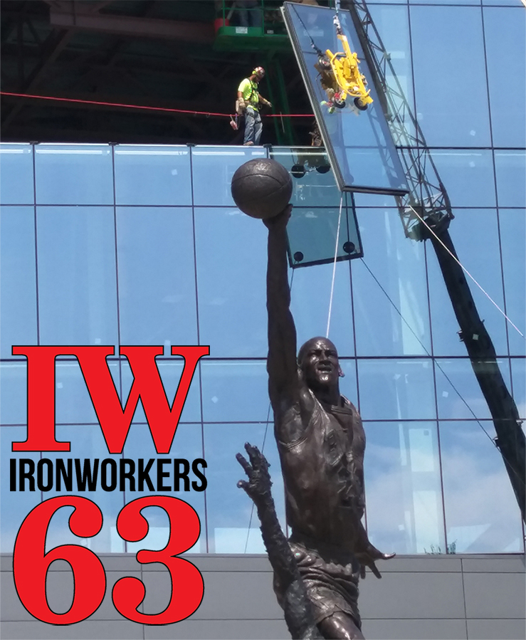 "If you do the work, you get rewarded. There are no shortcuts in life."💯 
#ironworkerslocal63chicago #Chicago #fridaymotivation #inspirationalquotes #MichaelBJordan #ironworkers #architectural #unitedcenter #FlashbackFriday #contractors #design #UnionStrong #union #curtainwall