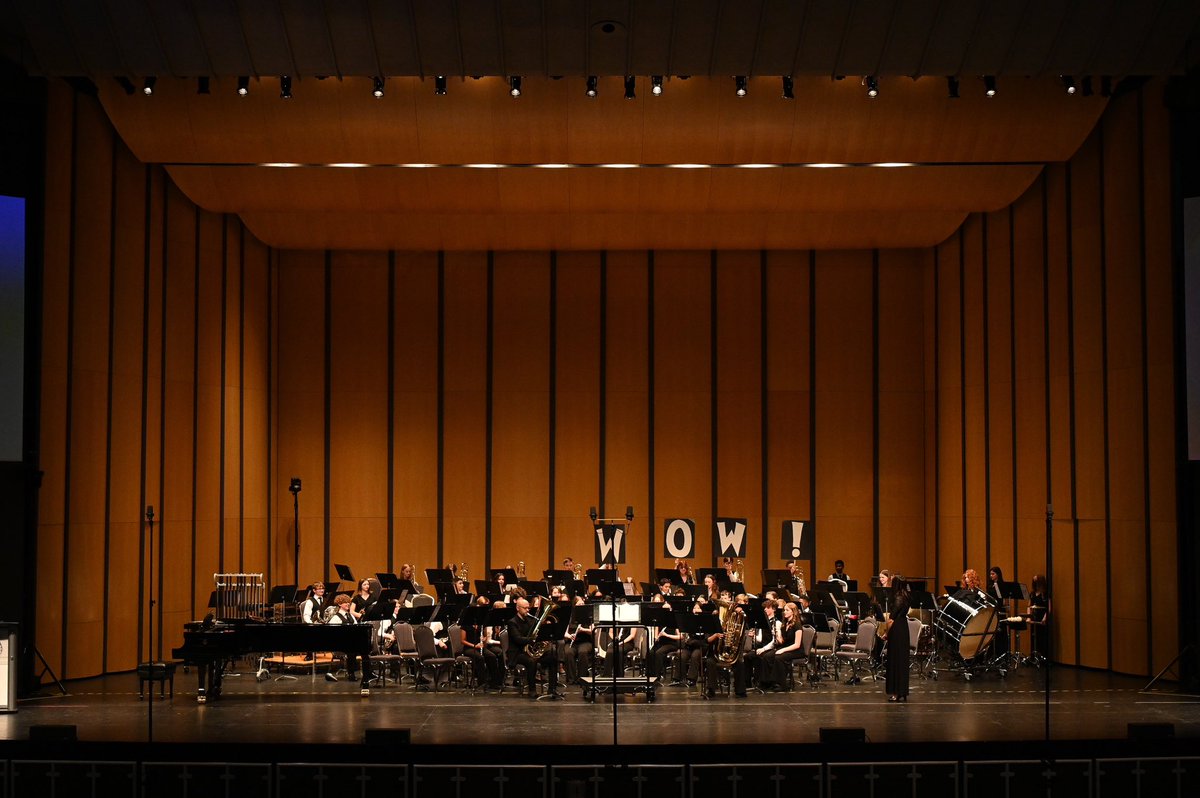 And finally, the Wiley Middle School band put on a dazzling performance (and quite literally “wowed” the audience) #1LISD
