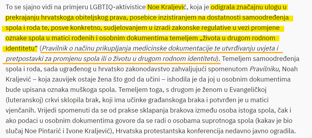 utikejt's tweet photo. Tzv. "stručnjaci za trans ljude" o kojima govore Nataša Jokić Begić i 'Možemo' popisani su na listi sastavljenoj temeljem pravilnika za transrodnost, u čijoj je izradi sudjelovala Noah Kraljević (koja, kao žena, želi biti otac), i o kojem sam govorila u svojem intervjuu. https://t.co/iqVLlBYyUw