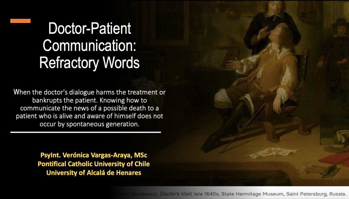 Esta clase la hice para un grupo de médicos q’ estaban recibiendo muchas demandas por malos tratos a pacientes. Saber decir las cosas disminuye problemas legales, es un deber humano el considerar la vulnerabilidad de nuestros pacientes en todas las profesiones del ambito clinico