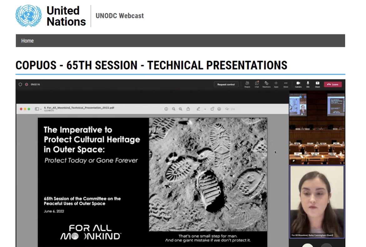 Cunning_Bailey's tweet image. This week marked three years since my very first time delivering a technical presentation at #UNCOPUOS on behalf of @ForAllMoonkind 🌖
Three years and seven technical presentations later and I am still extremely grateful to be able to live out my dreams 🌟
