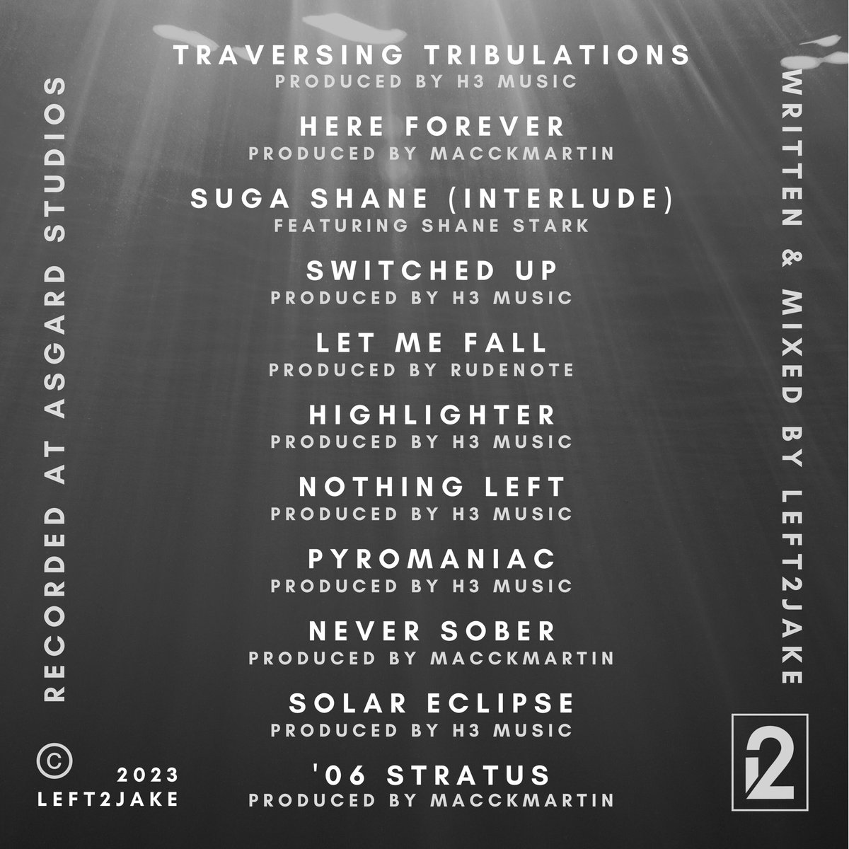 Left2Jake's tweet photo. TRAVERSING TRIBULATIONS (TRACKLIST)🌊
Dropping 02.17.2023
Which track are you most hype for?
#Left2Jake #TraversingTribulations #AlbumArtwork #AlbumTracklist https://t.co/BAEDQx8eEq