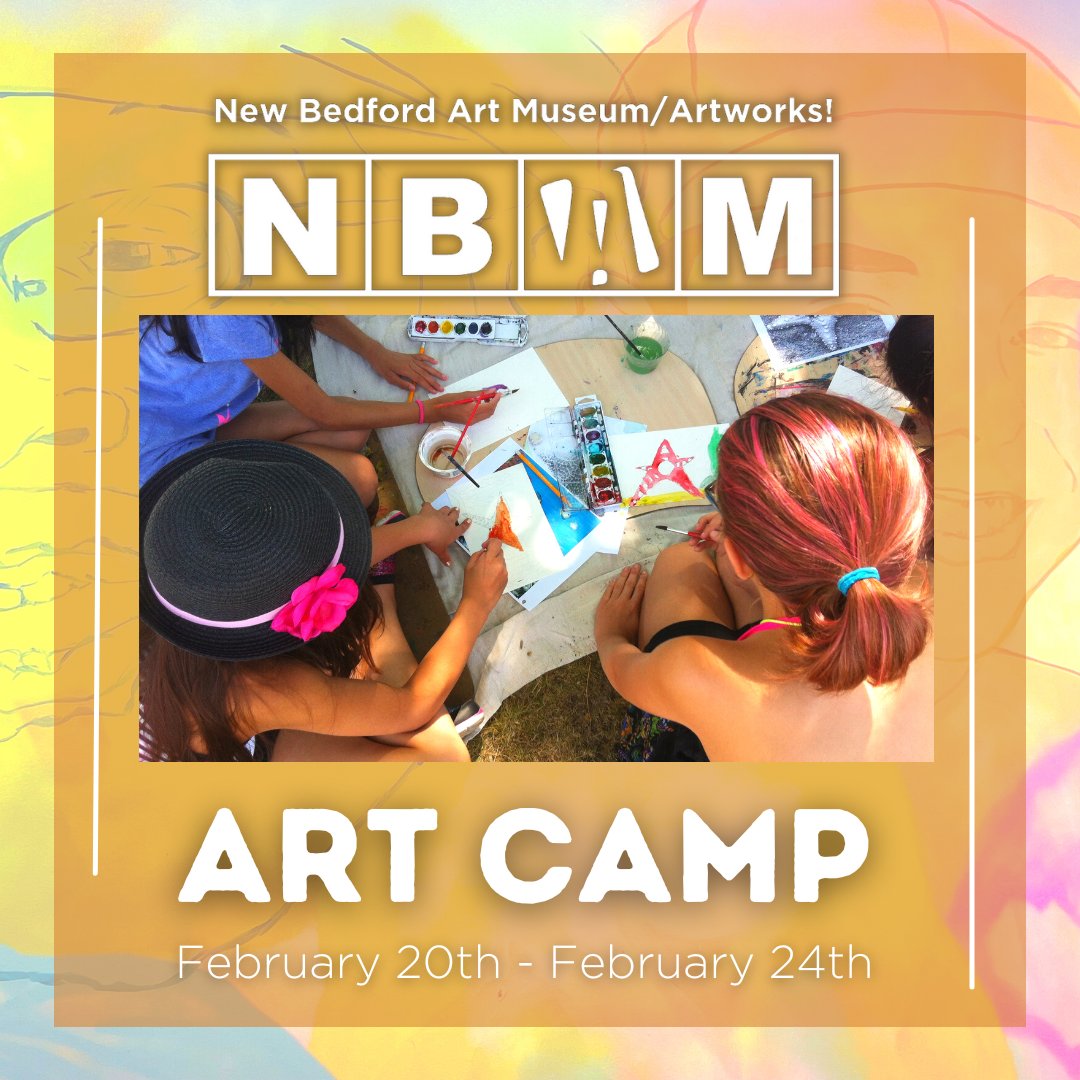 REMINDER: Art Camp at NBAM/Artworks is around the corner! This February break bring your lunch and come to New Bedford Art Museum/Artworks! 🖍️⁠
⁠
🔗 newbedfordart.org/education-prog…

#NewBedford #WeArtNB #artDNB #MyLocalMA #PowerOfCulture