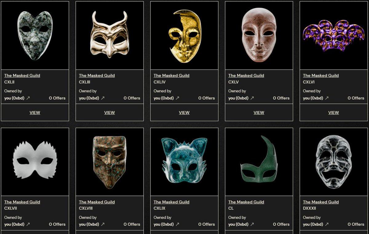 Minted some sick masks with <a href="/unknwnsolutions/">UNKNOWN SOLUTIONS</a> on #Canto 
<a href="/CantoNFTUpdates/">Rey Tech</a> #CantoNFTs