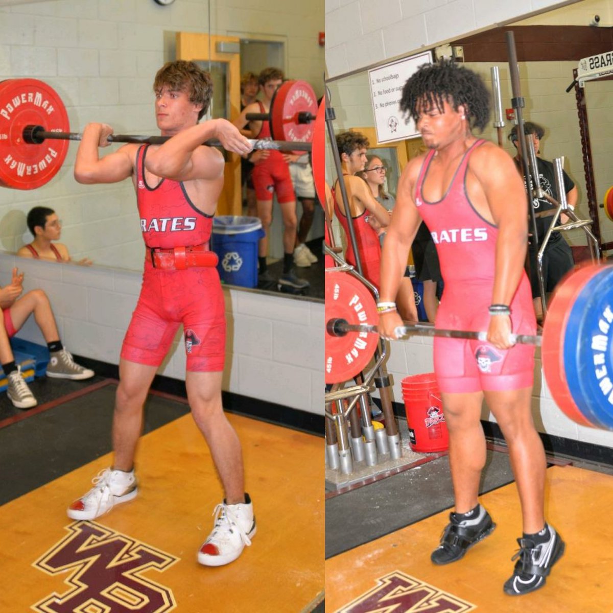 PHSLiftbros's tweet photo. Carlo Picciurro and J'shawn Jones finished 1st in both the Olympic and Traditional lifts on Wednesday night. The teams fought to a 42-42 tie in Traditional. The Bulls of Wiregrass Ranch claimed the 46-38 win in Olympic. https://t.co/GN5WBVTH1V