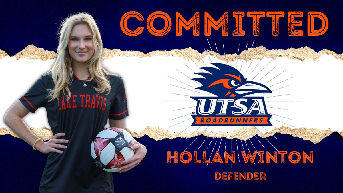 ⭐️COMMITTED! ⭐️

Congrats to senior, Hollan Winton, for her verbal commitment to <a href="/UTSAWSOC/">UTSA Soccer</a> ! #birdsup