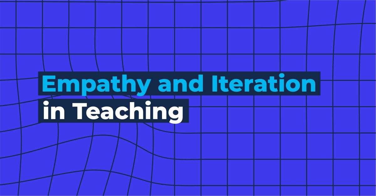 UIUC Instructors! Join us Thur Feb 23 for our workshop "Empathy and Iteration in Teaching"- learn about tools you can implement to empathize with your students and iterate on your teaching activities. Register here: buff.ly/3jLPvU1