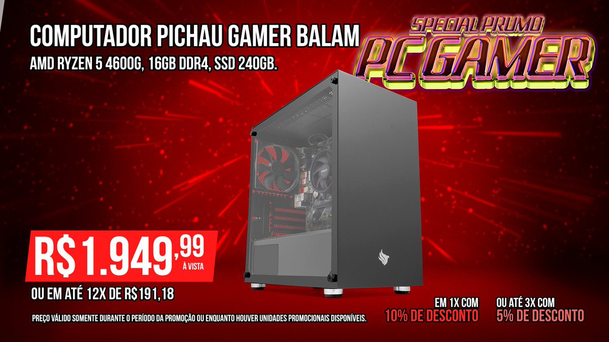 Pichau - Confira o Computador Pichau Home Express, nosso PC com o melhor  custo x benefício! ▶️