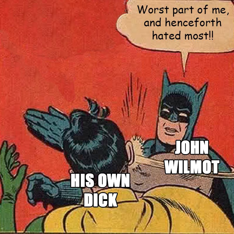 We told you all about the scandalous life &amp; times of John Wilmot, so today we wanted to dive deep into his bawdy poetry! Tune in to our latest episode to hear our readings of “The Imperfect Enjoyment,” where John yells at his own dick for going soft at the wrong time…