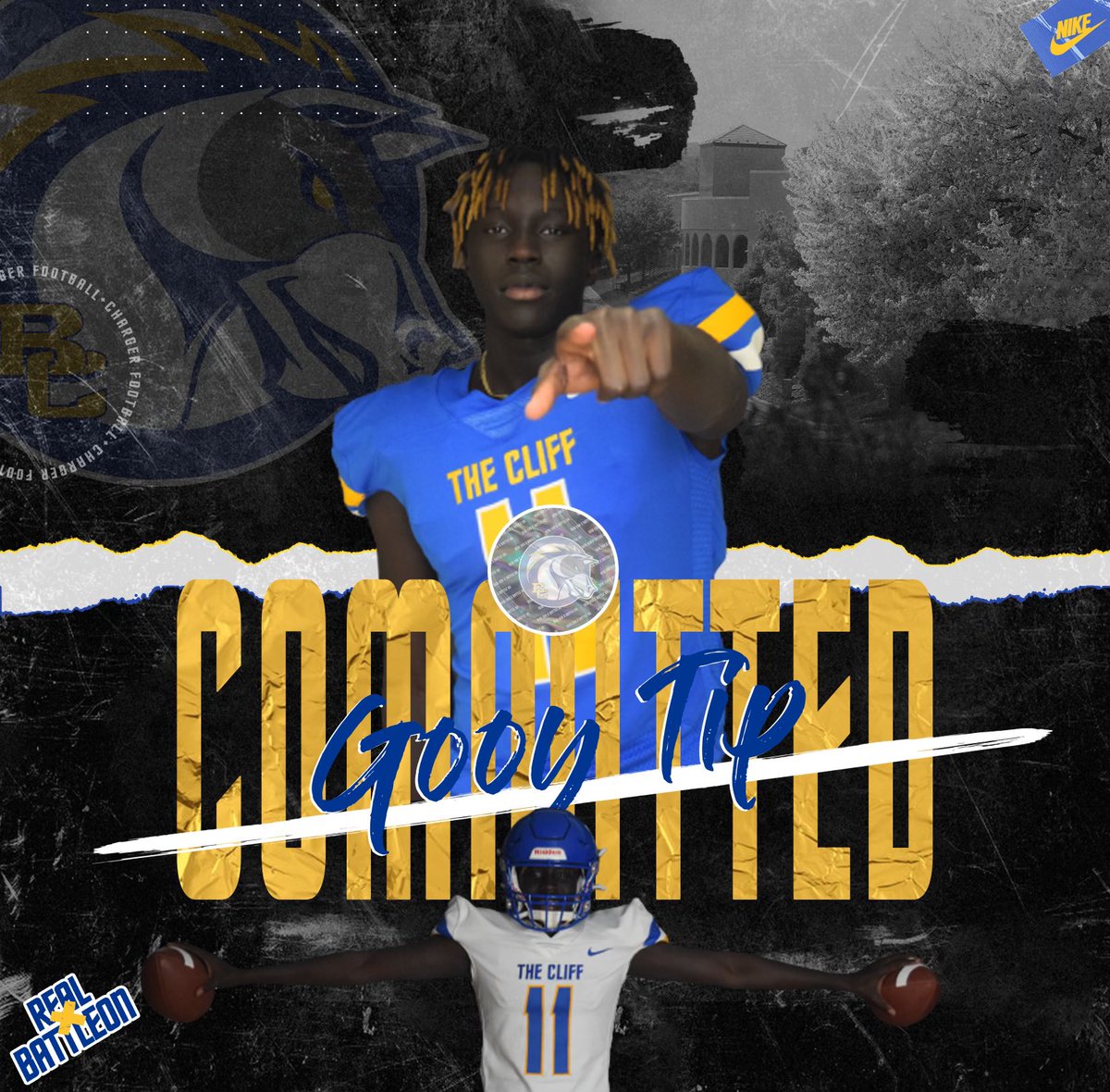 110% COMITTED‼️I want to thank God, my family, and the coaches for helping through this process #Chargers <a href="/MillardNorthFB/">Millard North⚡FB</a> <a href="/Coach_RRoss/">Ryan Ross</a> <a href="/CoachKoziol/">Nathan Koziol</a> <a href="/BriarCliffFB/">Briar Cliff Football</a> <a href="/CoachLaDage/">Shane LaDage</a>