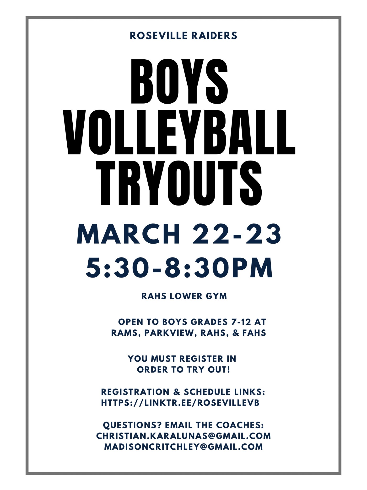 Roseville Volleyball on Twitter "Check out this link (https//t.co