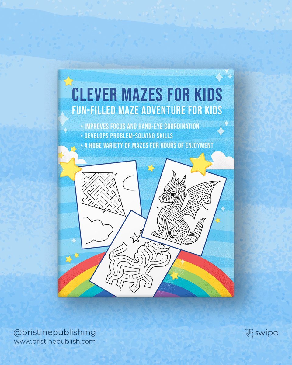 PristinePublish's tweet image. Mazes for Kids

Get it today by visiting:
amazon.com/Mazes-Kids-Maz…

#mazes #mazesforkids #activitybookforkids #activitiesforkids #coloringbook #kidsbook #puzzlebook #unicorn