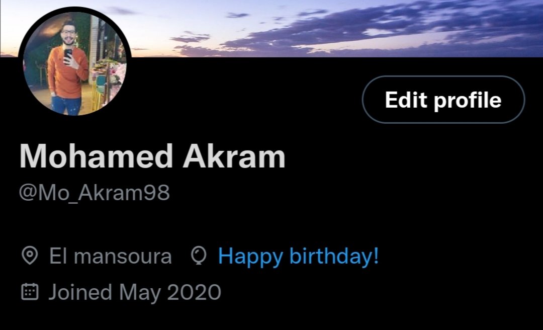 Mo_Akram98's tweet photo. اردة عيد ميلادي ال ٢٤ واتمني من ربنا انها تكون سعيده عليه وسنه جميله واتمني فيها من ربنا ان اكون حد ناجح وقريب فيها من ربنا❤️ https://t.co/jXZR2FfFbG