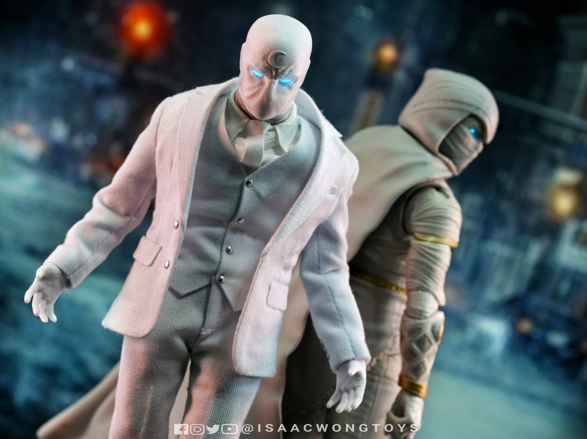 isaacwongtoys's tweet photo. [Aton Custom] 1/12 Mr. Knight &amp; Khonshu (With &amp; Without Hood ver.)
ムーンナイト Mr.ナイト🌕🦹🏻‍♂️🔨

Full review on my Facebook Page:
https://t.co/WAJluAbDDT

#atoncustom #marvel #mcu #moonknight #mrknight #khonshu #ムーンナイト #SHF #SHFiguarts #marvellegends #mafex #IsaacWongToys https://t.co/GNUo3NRQNO