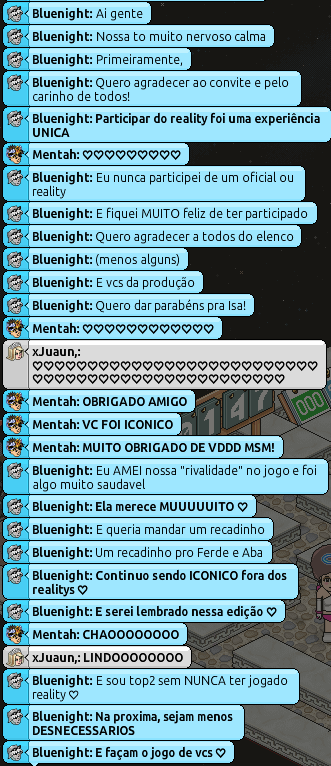 PAINT THE WHOLE SKY BLUE!

Servindo habilidade em toda a temporada, Bluenight é o vice-campeão do MALDIÇÃO 3. O promotor oficial nos encantou e mostrou que o Olimpo fica melhor de azul!!!! 💙