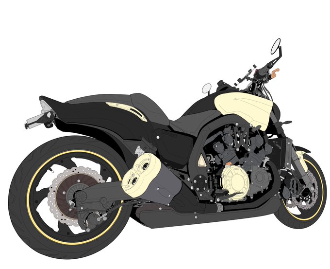 塗り分けができたからハイライトと影をつけていくのだ。しかし、何というパーツ点数なんだ…(; ・`д・') 