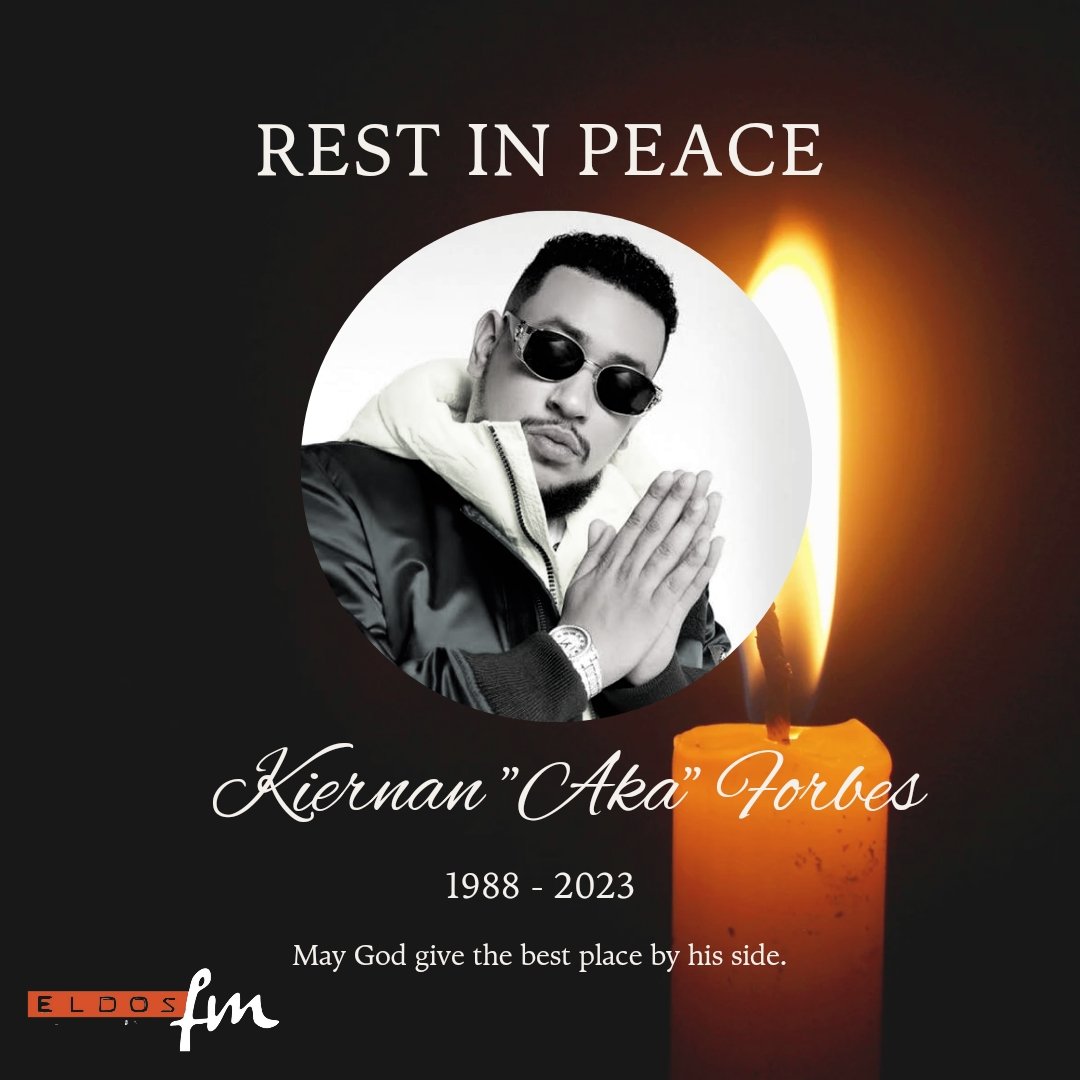 Eldos FM sends our condolences to the friends, family and fans of the late Kiernan 'AKA' Forbes. May his soul Rest In Peace #RIPAAKA #RestInPeace #AKA #SupaMega