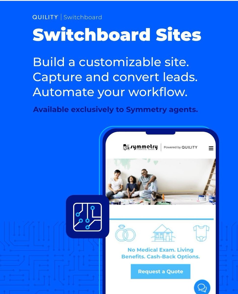 One of benefits of being an SFG agent.

Custom sites with direct to cosumer sales

DM for more info

linktr.ee/thecaseagency

#SocialQ #Switchboard #SymmetryFinancialGroup #LifeInsurance #livingthedream
#Quility #Socialmedia