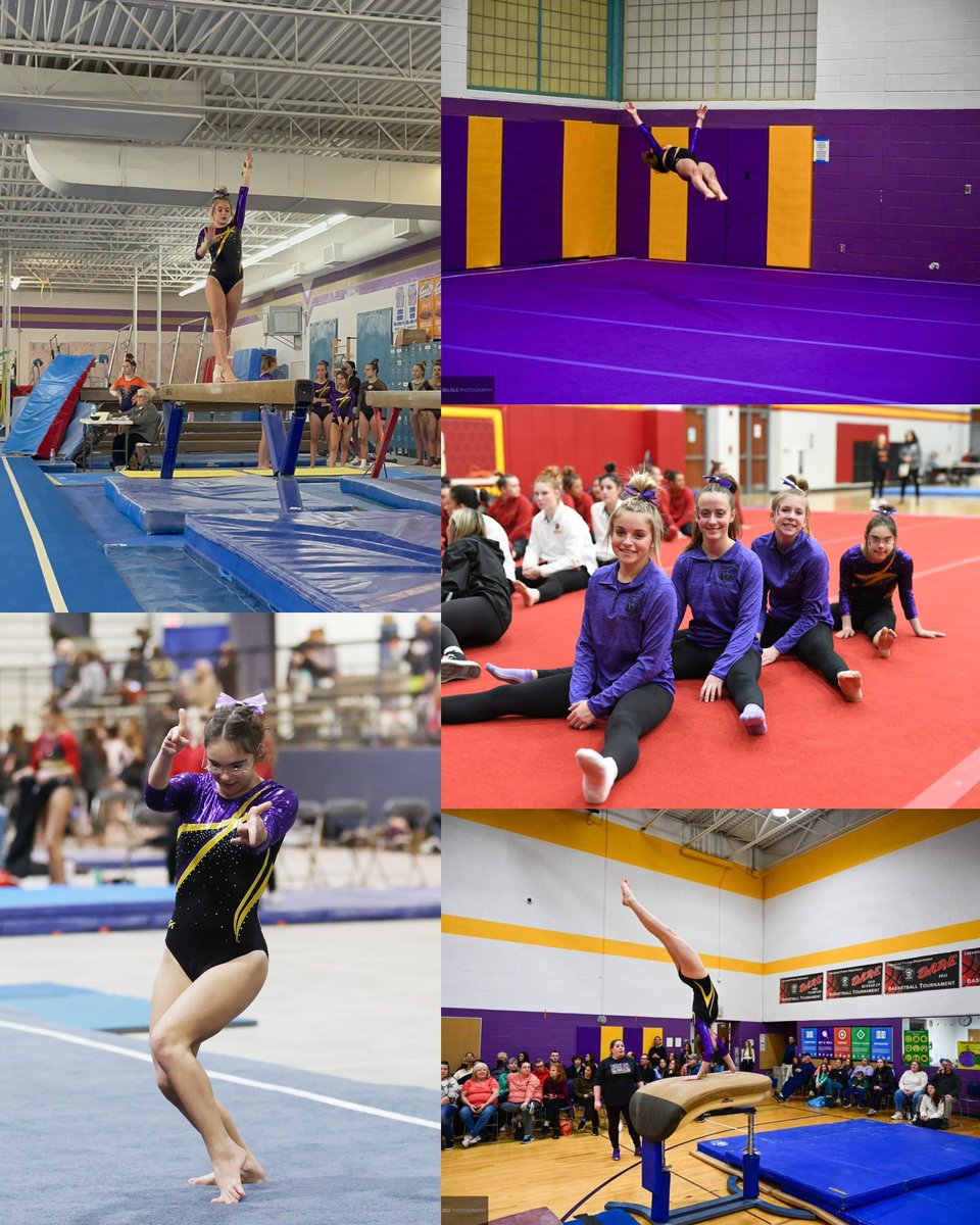 NRHSGymnastics's tweet image. Suburban League Conference Championship tomorrow at 2:50pm @ BBHHS!  Hope to see you there! 💜💛🐻