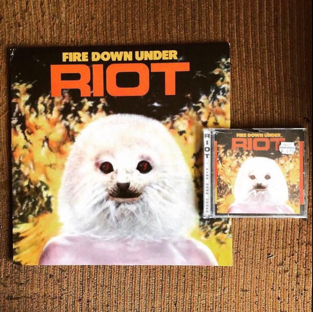 #OnThisDay February 9, 1981 Riot released their third studio album #FireDownUnder which charted at #49 on the @billboardcharts and it would be the last with original vocalist Guy Speranza