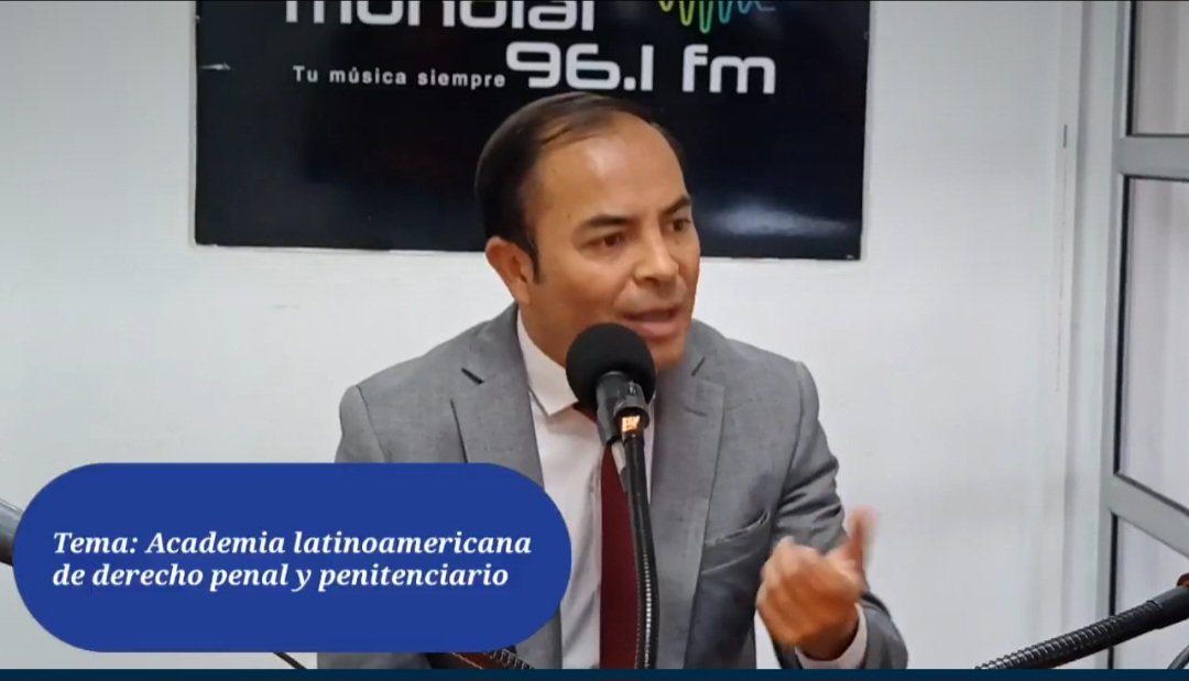 ALDP06218914's tweet photo. "Academia Latinoamericana de Derecho Penal y Penitenciario en los medios" #Riobamba #Ecuador #defensapenal #sistemapenitenciario #privadosdelibertad https://t.co/kTSPfIEU2Q