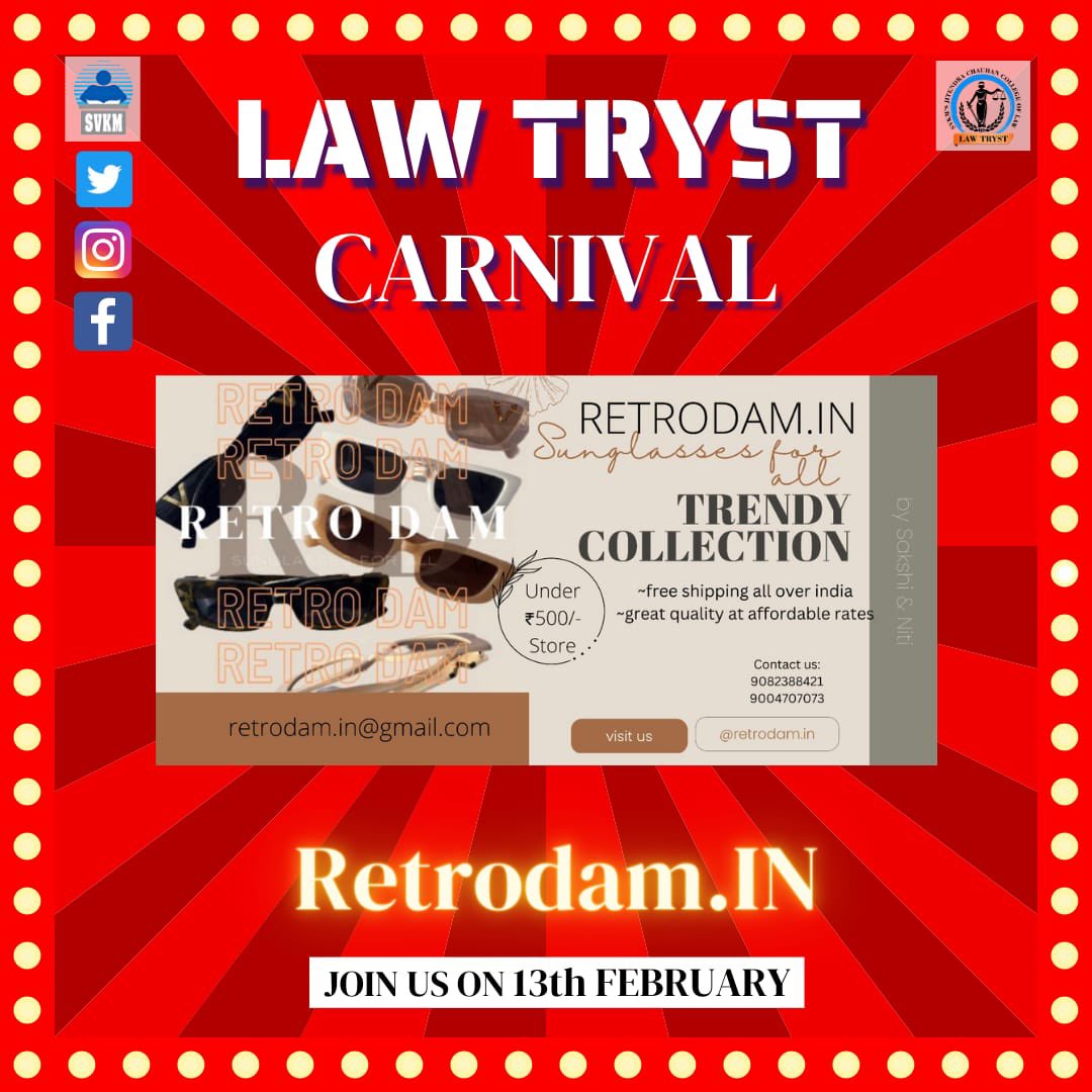 lawtryst's tweet photo. Level up your style this valentines with sunglasses @lawtryst (
Come say Hi to @retrodam.in on 13th February 2023.🕶️🫰🏻 https://t.co/28E4DwukaA