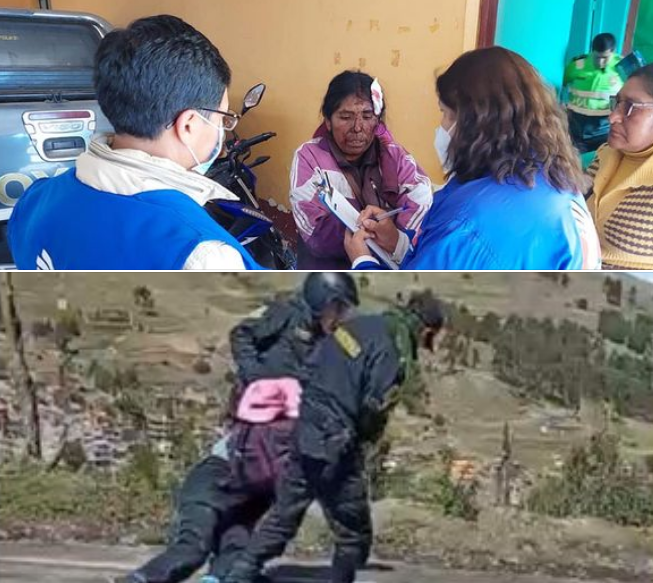aldiaperupe's tweet photo. #ParoNacional: Denuncian que la señora Fermina Pandia Laura (38) fue detenida en el Alto #Puno y fue golpeada salvajemente por la policia. Actualmente se encuentra en seguridad del estado recibiendo ayuda legal.

#TAG: Chabelita Candelaria Ayaucho Cusco https://t.co/PykfEuTEZt