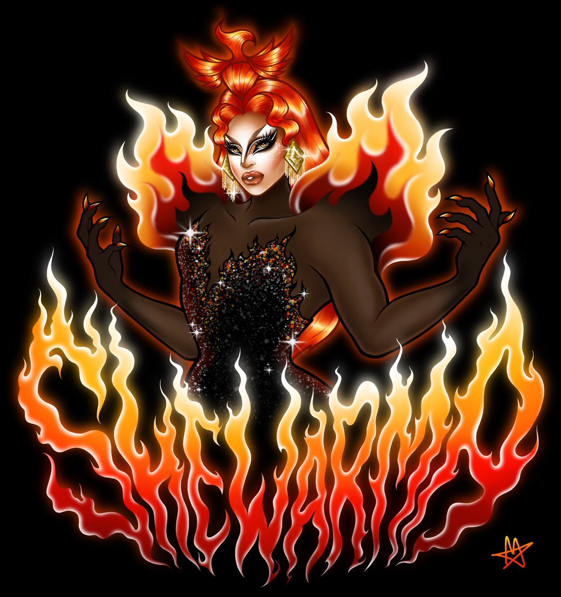 mjp_eg's tweet photo. A bit late but, I loved @shewarmarise’s finale look so much!! 🔥🔥🔥

#artph https://t.co/07xjcUET90