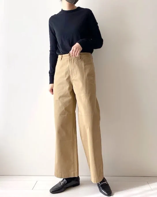 【ユニクロ新作】体型カバーの天才じゃん…!ゆったりシルエットの「楽ちんパンツ」ウエストがすっきり見えて嬉しすぎる!ユニクロの「バギーパンツ」がかわいすぎる!今季トレンドのバギーシルエットがステキなんです。いろんなトップスと合わせて着回したい〜 