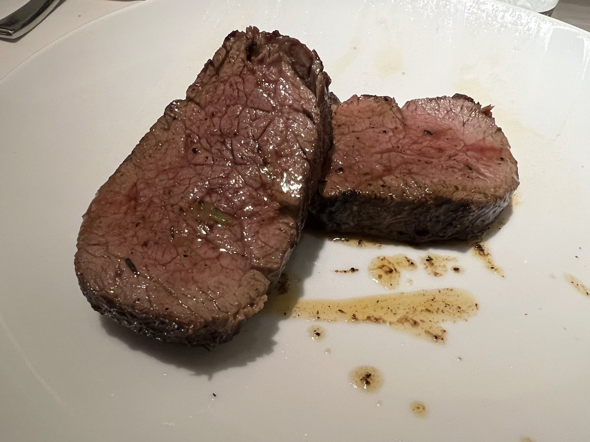 fhscoachjones's tweet photo. Dinner night 1 in Vegas. FABULOUS. Prepared entree at the table. Sorry missed pic of dessert. @DelmonicoSteak #ExcellentFood https://t.co/2ISI7NVAWD