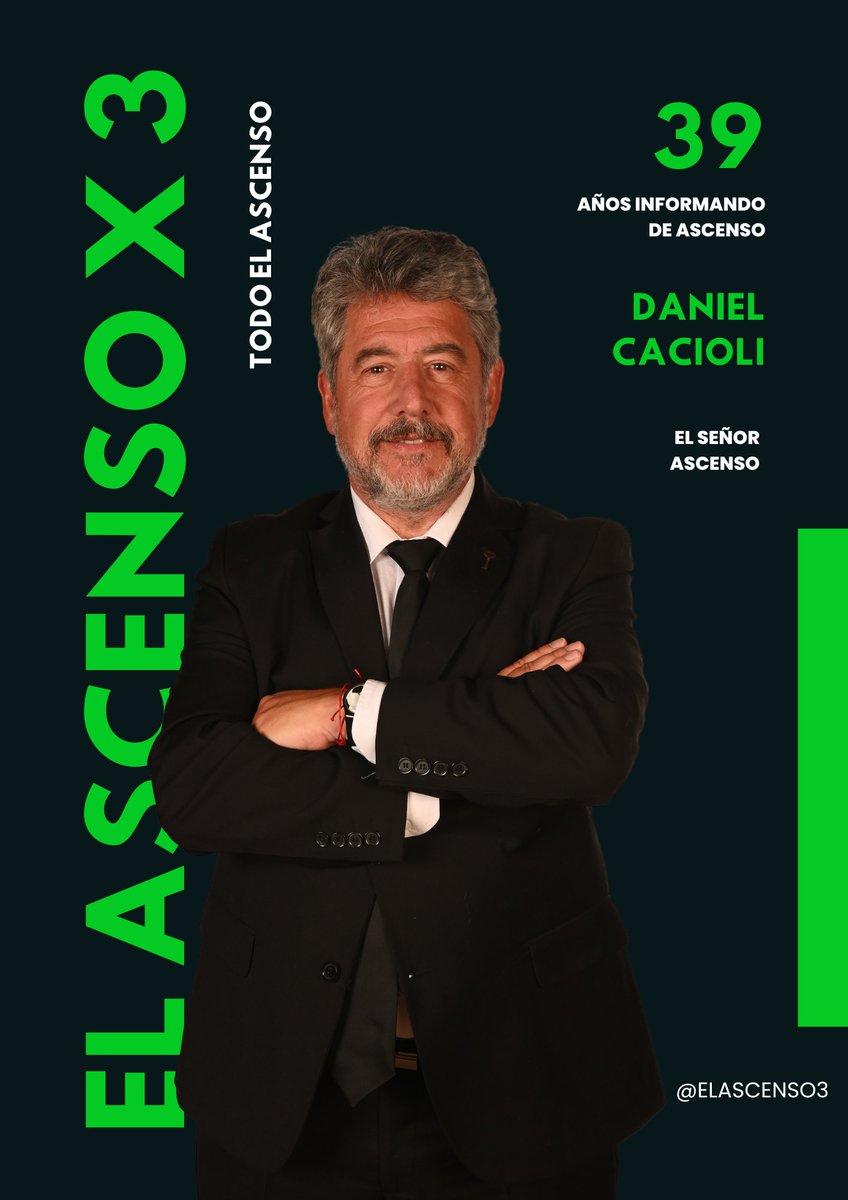 🟥HOY Sábado
🕐13 hs

⚽️ La Gran Previa del Sábado
▶️ Todo el Fútbol de Ascenso
▶️ Lo que dejaron los partidos del Viernes
▶️ Lo que se viene
▶️ Notas, Info, Opinion

📲 Desde la APP <a href="/Relatoresconvos/">® Σ |_ Δ ╥ Φ ® Σ §</a>
📻 Escuchalo x AM 810
📺 You Tube Ax3

👤<a href="/DanielCacioli/">Daniel Cacioli</a>