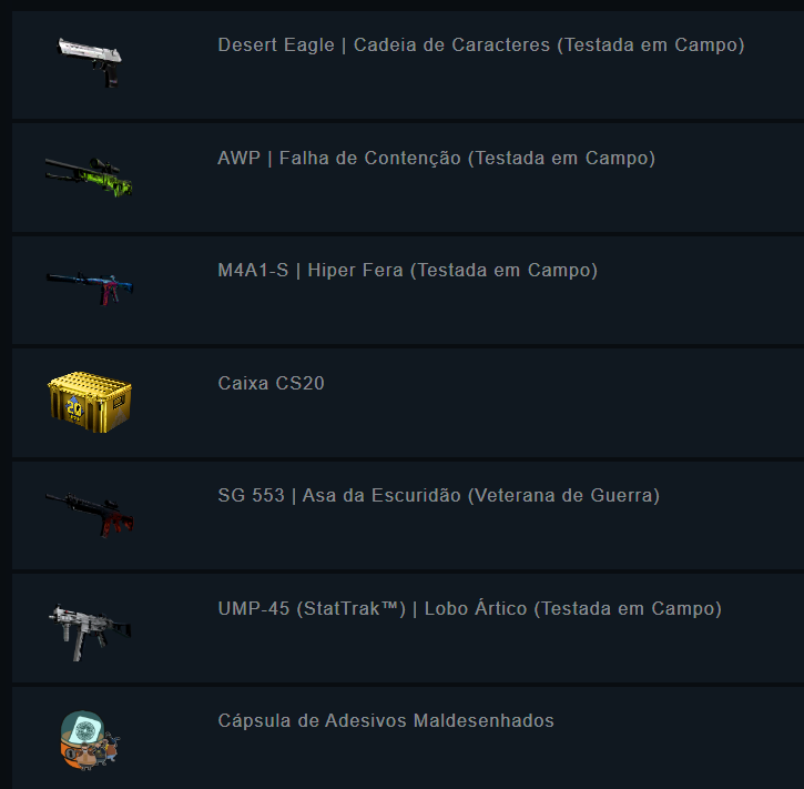 NathanFoca's tweet photo. Compra top demais na nesha com o cuponzão monstro da @lett1337!! Valeu @Neshastore @neshacsgo pelas skins tops!! tmj https://t.co/6uDtGYyQuG