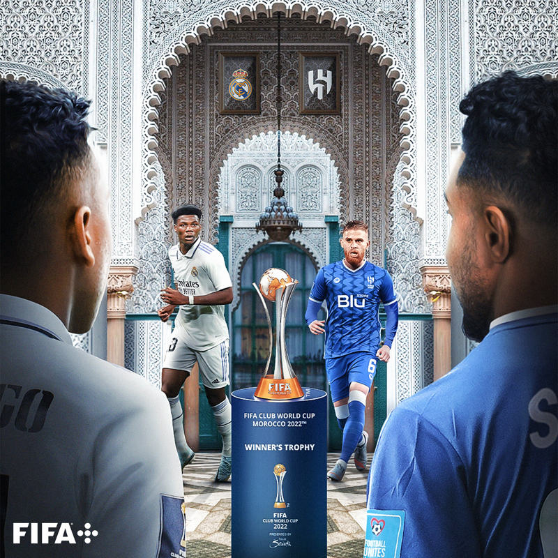 FIFAWorldCup's tweet photo. The most decorated club in Asia take on one of the biggest clubs in Europe 🌍

All for the title of #ClubWC champion 🏆