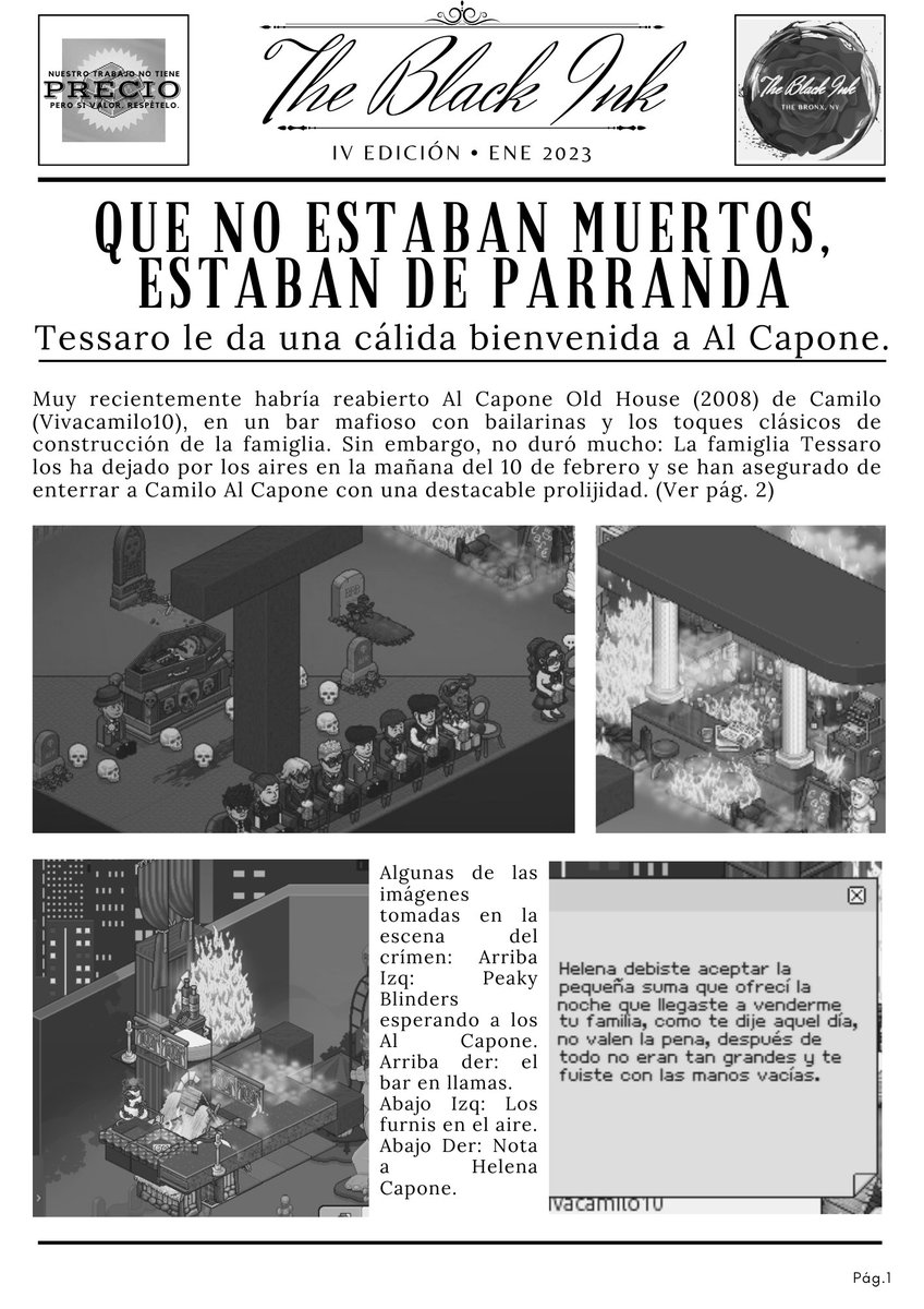 🔥 Cuarta edición ・2023・parte 1 ⬇️
🗞️ click en la imagen para verlo bien 📰
<a href="/EShowzter/">𝙝𝙤𝙬𝙯𝙩𝙚𝙧</a> <a href="/TessaroFamily/">𝐓𝐞𝐬𝐬𝐚𝐫𝐨 𝐁𝐫𝐨𝐭𝐡𝐞𝐫𝐬 𝐂𝐨. 𝐋𝐭𝐝.</a>