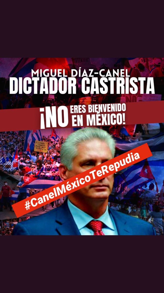 juditheleana's tweet photo. @lopezobrador_ 
Repudiamos los Mexicanos la visita de los dictadores #MiguelDiazCanel #NoEresBienvenidoATierrasMexicanas #TeRepudiamos 
#MexicoNoSeToca🙏🇮🇹🇮🇹🙏
#MiVotoNoSeToca https://t.co/ZiJjg0YWDf