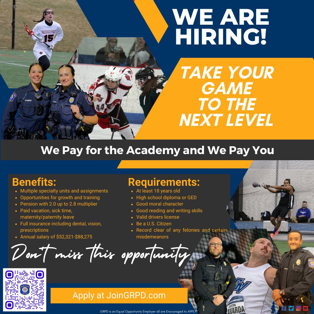 Grand Rapids Police on Twitter "The Sponsored Police Recruit opened