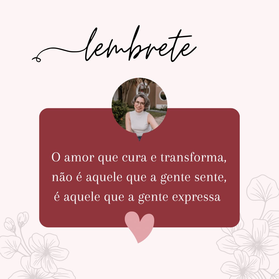 Quando guardamos o amor para nós, privamos o ser amado de seus inúmeros benefícios! AME SEM MEDO.