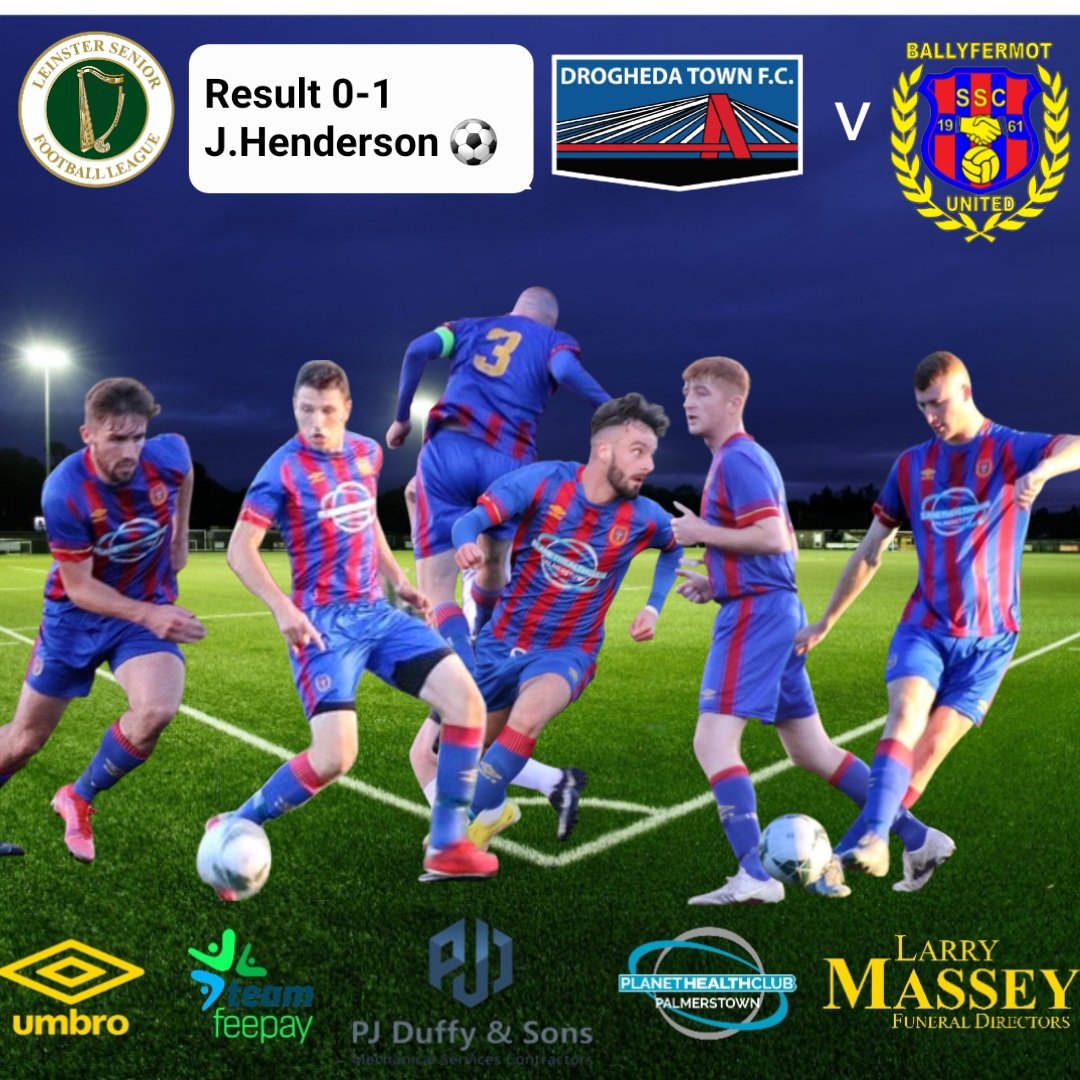 Ballyfermot Utd Official 61 (@ballyfermotussc) on Twitter photo We came away with a hard fought 1-0 away to a very tough <a href="/DroghedaTownFC/">Drogheda Town FC</a>. Best of luck to Drogheda for the rest of the season.
<a href="/AlQuinn2015/">LSL Live Update’s</a> <a href="/LSLLeague/">Leinster Senior League</a>
#lsllivescore We came away with a hard fought 1-0 away to a very tough <a href="/DroghedaTownFC/">Drogheda Town FC</a>. Best of luck to Drogheda for the rest of the season.
<a href="/AlQuinn2015/">LSL Live Update’s</a> <a href="/LSLLeague/">Leinster Senior League</a>
#lsllivescore