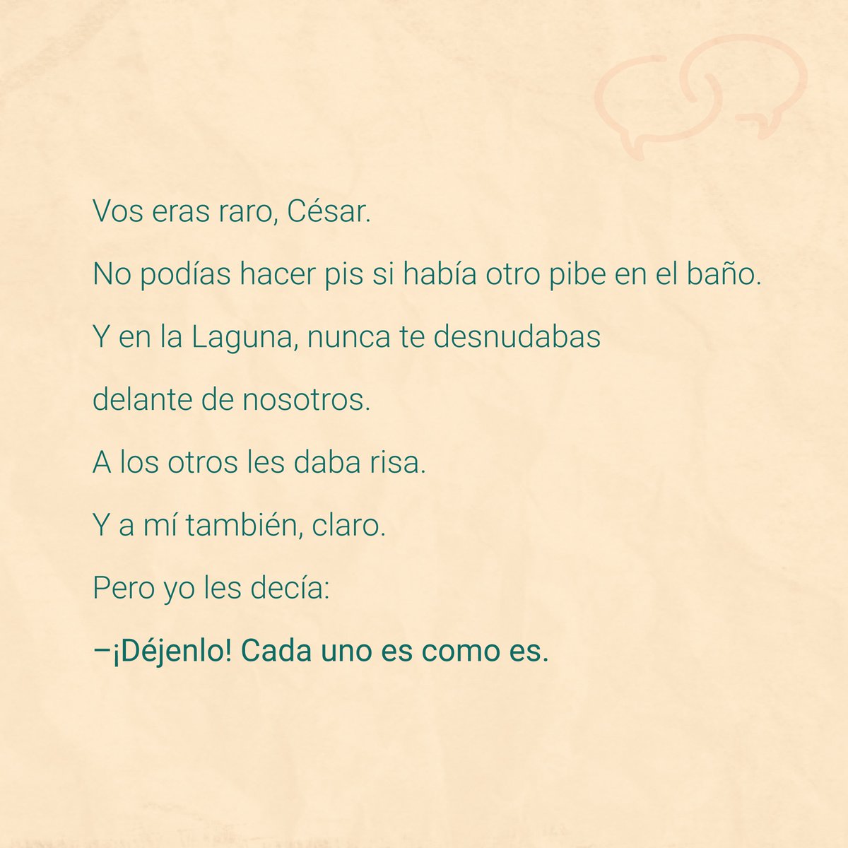 lengua_franca's tweet photo. Les compartimos un fragmento de "El marica" de Abelardo Castillo, adaptado a lectura fácil. Para leerlo completo, pueden acceder al siguiente link:
https://t.co/ektcxbHD1W

#viernesdecuentos #lecturafacil https://t.co/F9RiOnqVbi