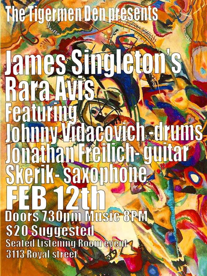 skerikmusic's tweet photo. New Orleans! Comin in tomorrow can’t wait for these shows, plus Monday night at Columns Hotel with Stanton Moore Trio and Wednesday at Hi Ho with Brain Haas Quartet… @Stanton_Moore @ColumnsHotel @HiHoNola https://t.co/JRSLh5TJW5