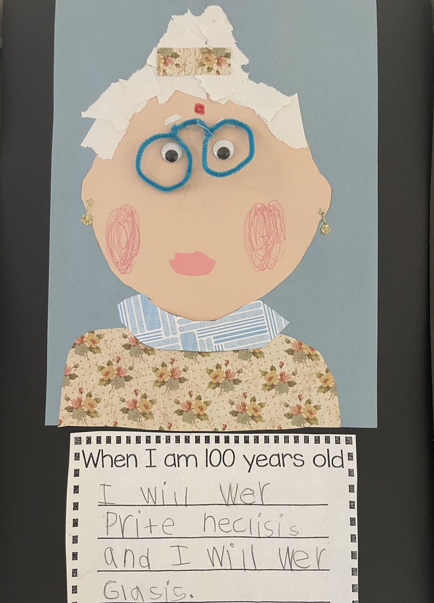 In celebration of the approaching 100th day of school, kindergarten students <a href="/haycockcougar/">Haycock Elementary</a> thought about what they might look like and do when they're 100 years old! <a href="/fcpsnews/">Fairfax Schools 🌟</a> <a href="/FCPS_Kinder/">FCPS_Kindergarten</a> <a href="/FCPSR2/">FCPS Region 2</a>
