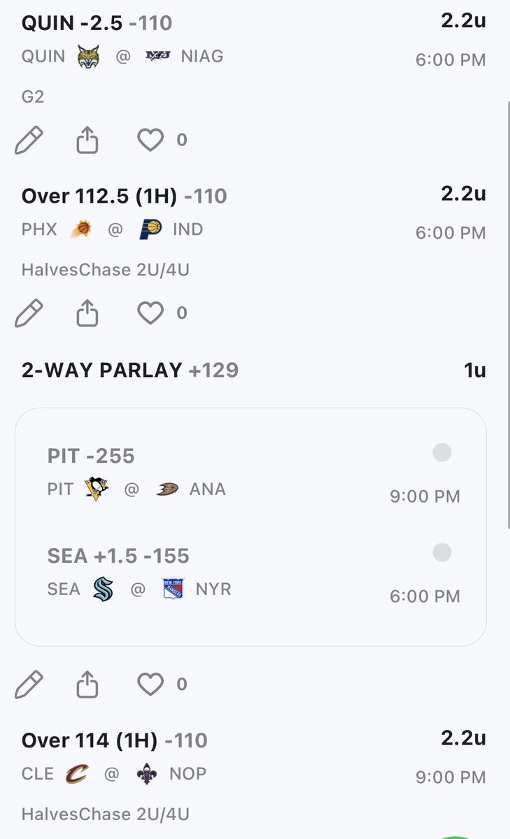 JohnnyIcePicks's tweet photo. Multi-sport🏀🏒🏀magic🧊🏧
#FREEPLAYS #GamblingTwitter 

1-1 split card yesterday, let’s bounce back and kick some ass 🥊

Deposit with BetUS, they’ll give you 125% 💰: https://t.co/sbeLsFjQ5s https://t.co/pvXP5EeU9l