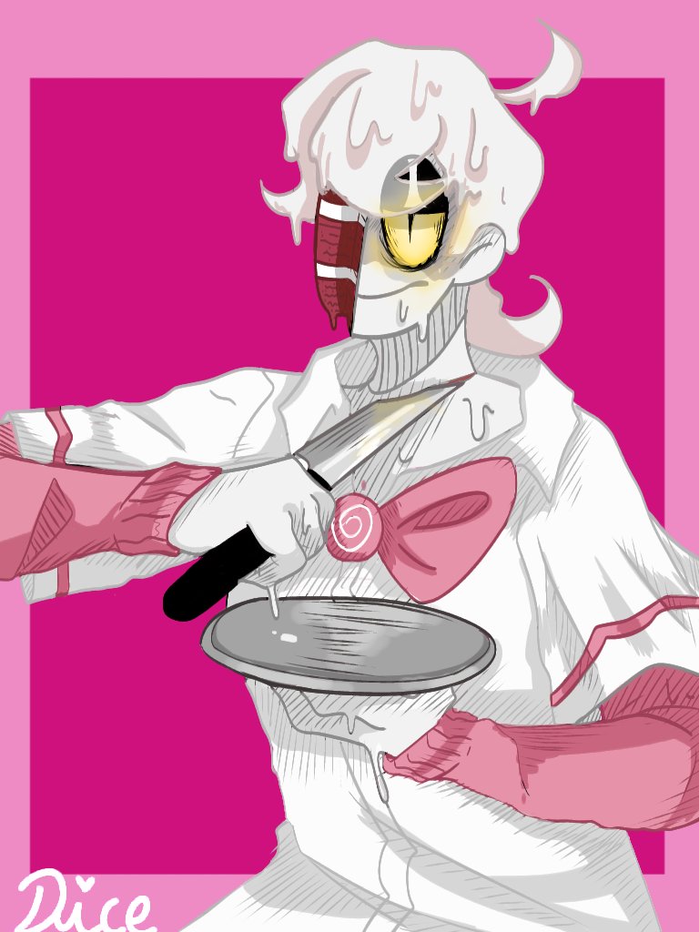 limonad_c (COMS OPEN 0/5) on X: At first I wanted to draw Kevin, but I know how much you all love Kevin cake *bites him* #spookymonth #spookymonthfanart #spookymonthkevin #cakekevin #cakevin #kevinxstreber #candybats #