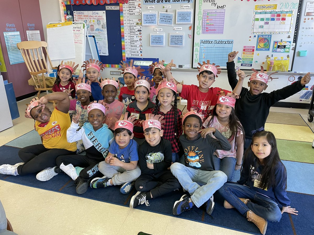 My “Mahomies” and I had a great week celebrating the <a href="/Chiefs/">Kansas City Chiefs</a> making it to the Super Bowl! <a href="/KCPS_Rogers/">KCPS Rogers</a> <a href="/kcpublicschools/">KCPS</a> #Superbowl  #KCPScheersForTheCHIEFS