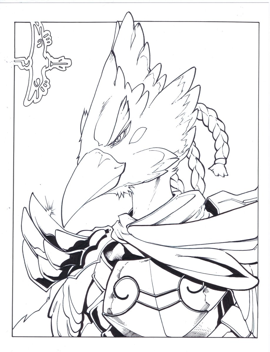 inkerguy's tweet photo. Rivaldi colors and inks 🙂 #rivaldi #BreathoftheWild #LegendofZelda #inks https://t.co/e92oyyHJGf